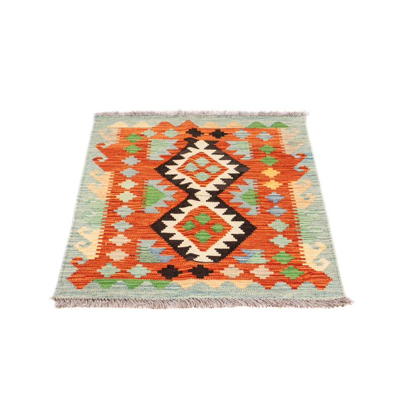 Alfombra Kelim - Splash - 89 x 63 cm - multicolor