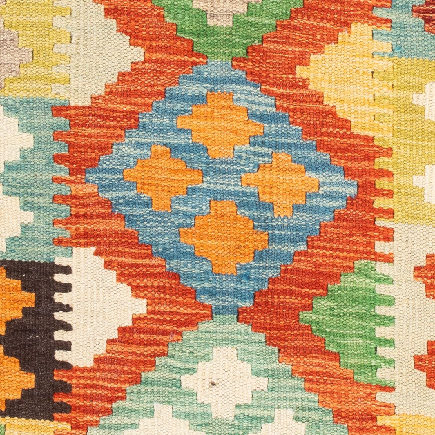 Alfombra Kelim - Splash - 89 x 63 cm - multicolor