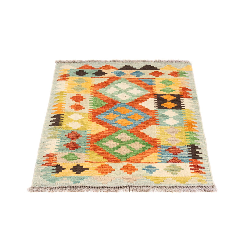 Alfombra Kelim - Splash - 89 x 63 cm - multicolor