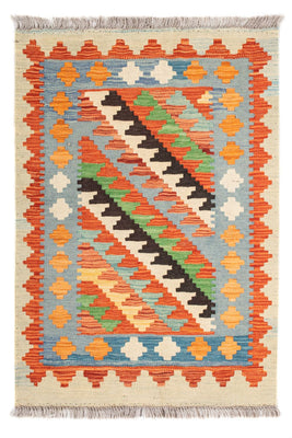 Alfombra Kelim - Splash - 89 x 63 cm - multicolor