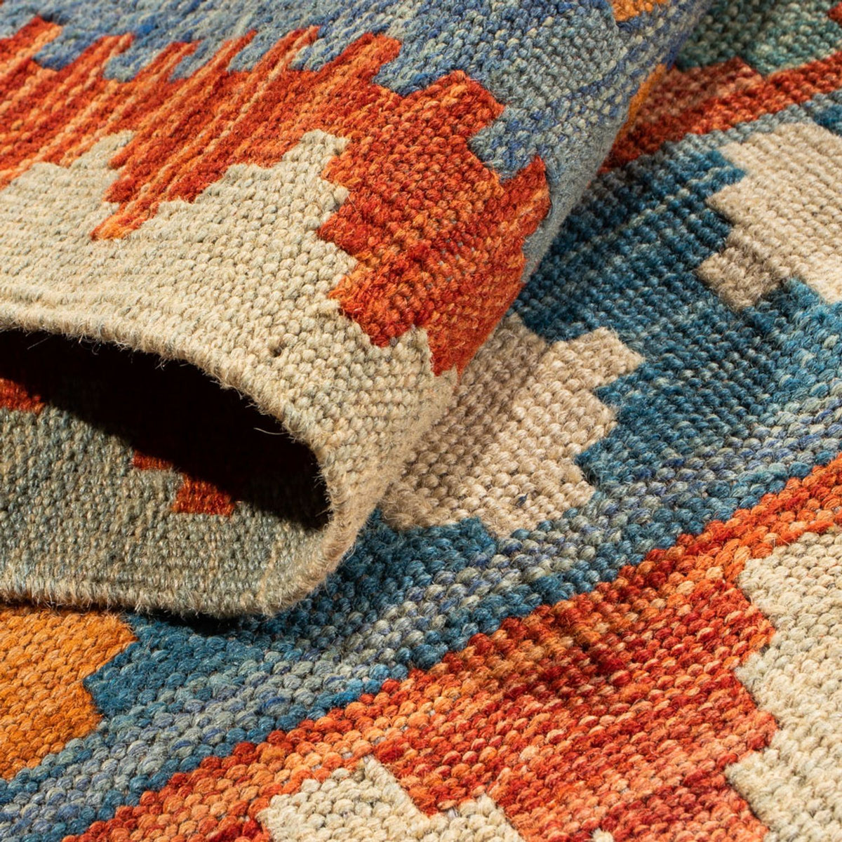 Alfombra Kelim - Splash - 89 x 63 cm - multicolor