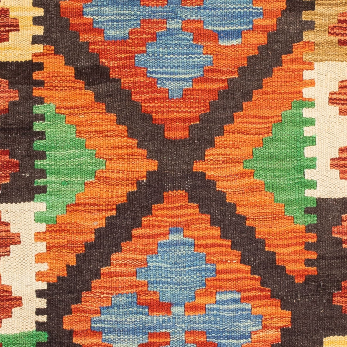 Alfombra Kelim - Splash - 89 x 63 cm - multicolor