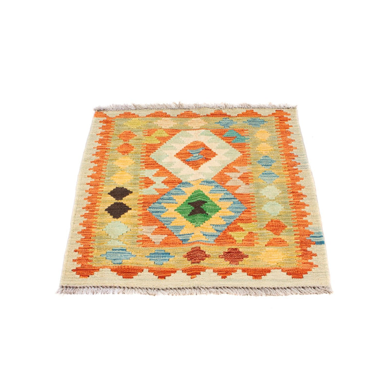 Alfombra Kelim - Splash - 89 x 63 cm - multicolor