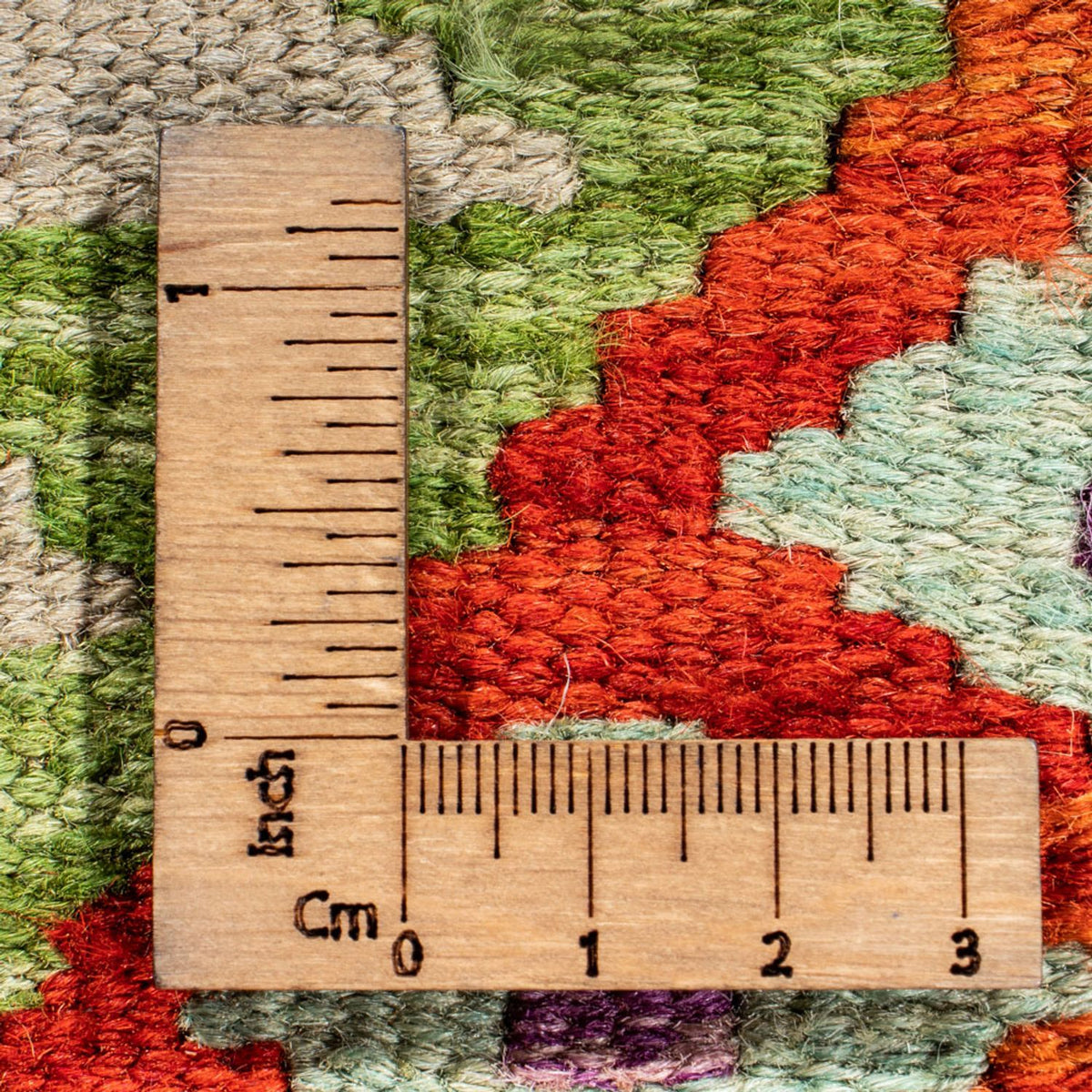 Alfombra de pasillo Alfombra Kelim - Splash - 195 x 75 cm - multicolor