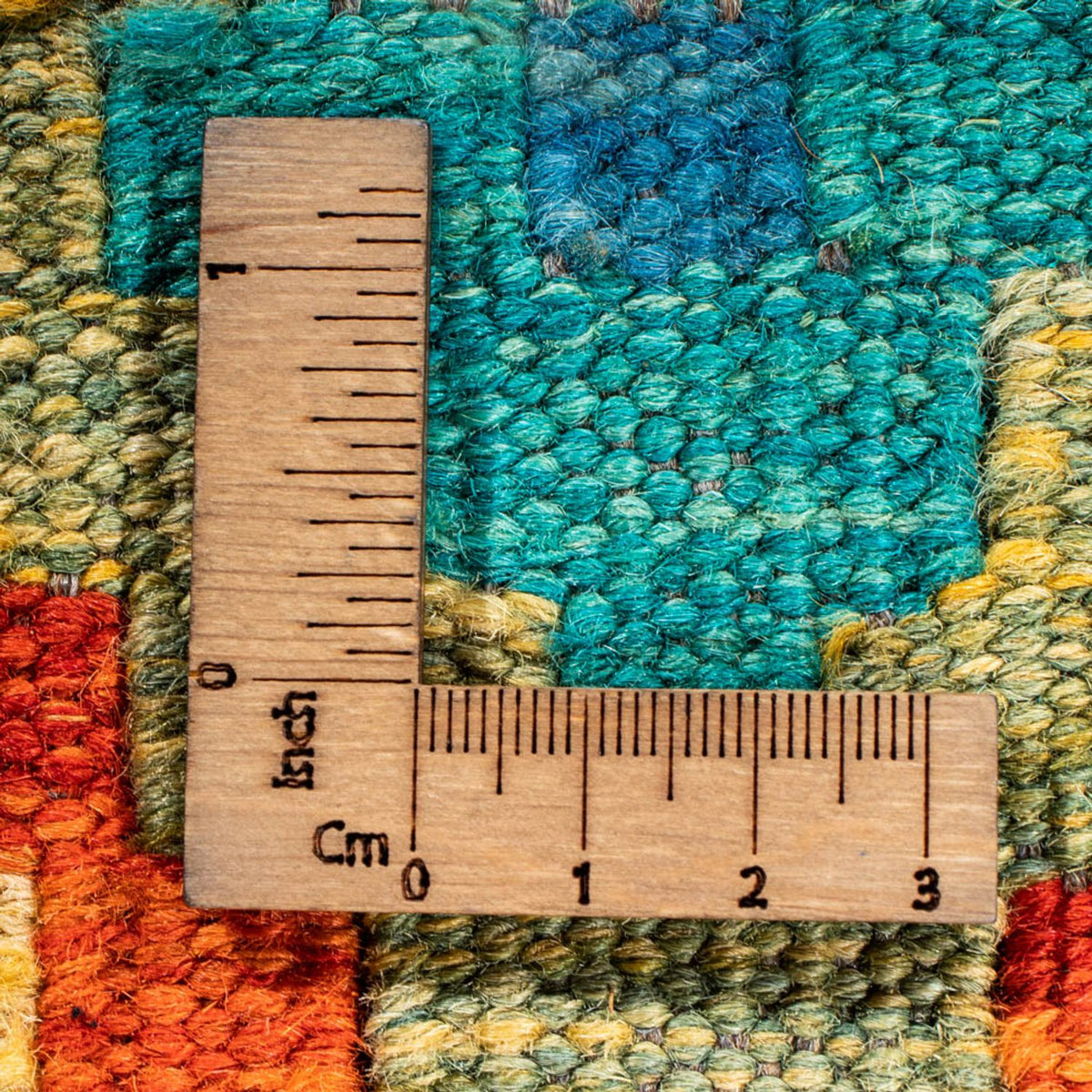 Alfombra de pasillo Alfombra Kelim - Splash - 297 x 80 cm - multicolor