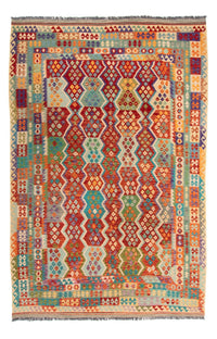 Alfombra Kelim - Splash - 359 x 247 cm - multicolor