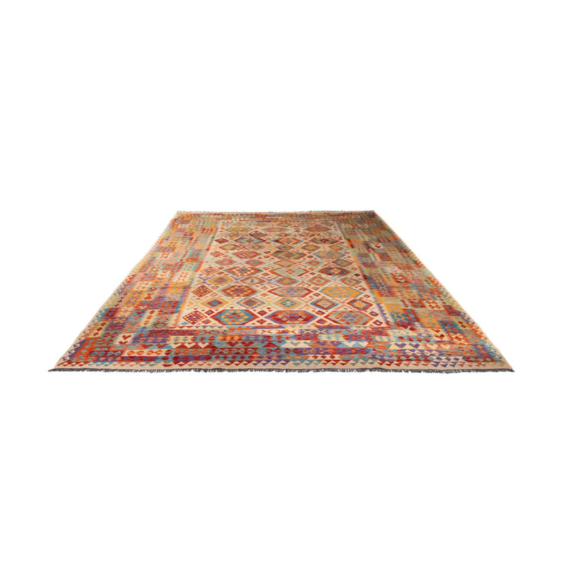 Alfombra Kelim - Splash - 401 x 303 cm - multicolor
