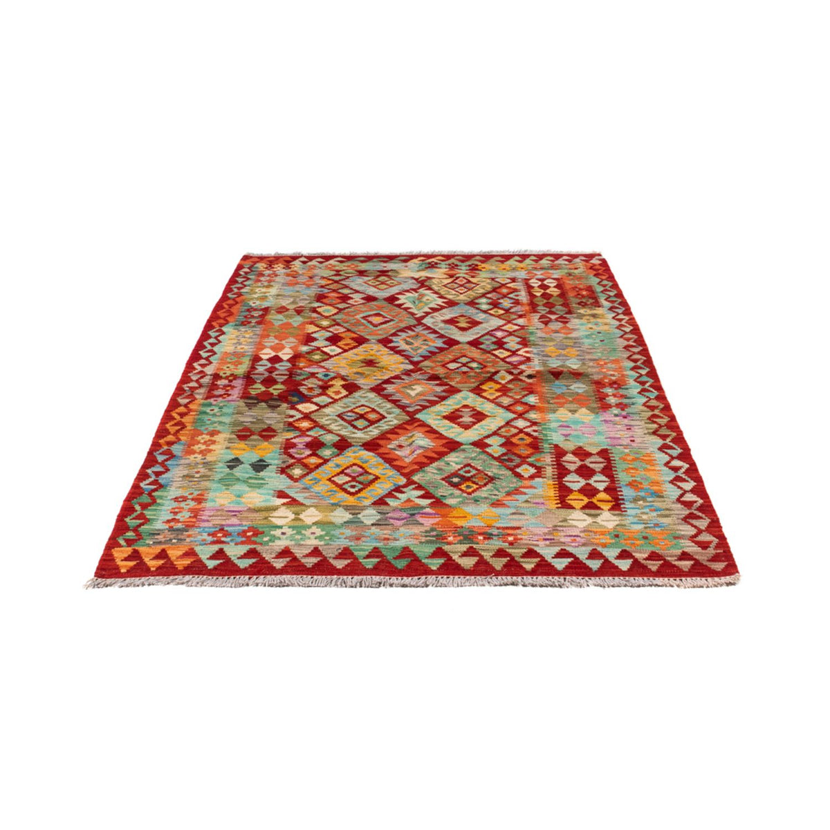 Alfombra Kelim - Splash - 183 x 134 cm - multicolor