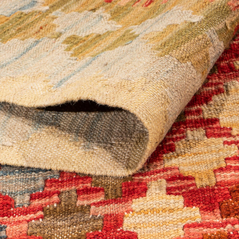 Alfombra Kelim - Splash - 193 x 148 cm - multicolor