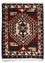 Alfombra persa - Nómada - 54 x 40 cm - multicolor