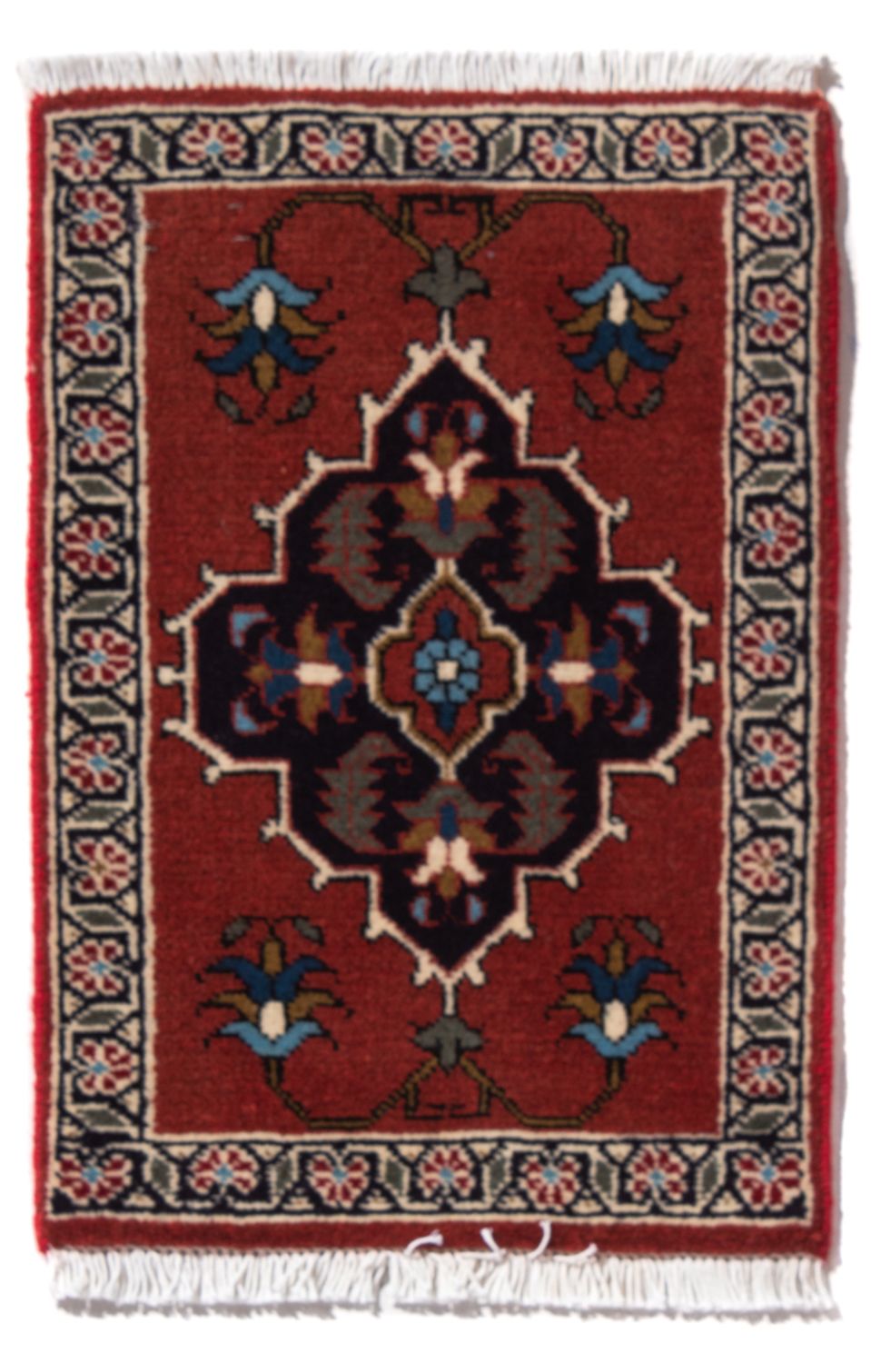 Alfombra persa - Nómada - 54 x 40 cm - multicolor