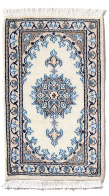 Alfombra persa - Nain - 60 x 40 cm - crema