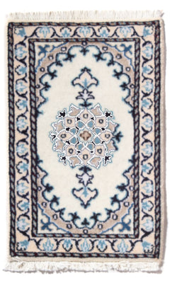 Alfombra persa - Nain - 60 x 40 cm - crema