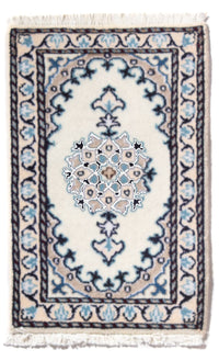 Alfombra persa - Nain - 60 x 40 cm - crema