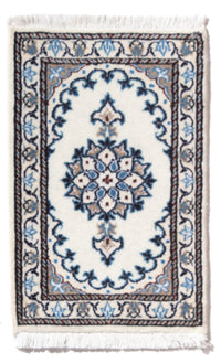Alfombra persa - Nain - 60 x 40 cm - azul claro
