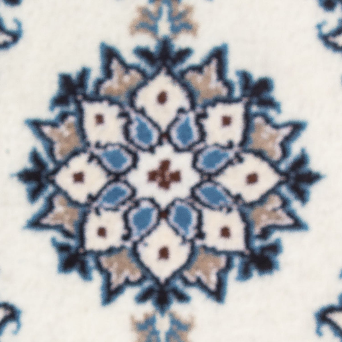 Alfombra persa - Nain - 60 x 40 cm - azul claro