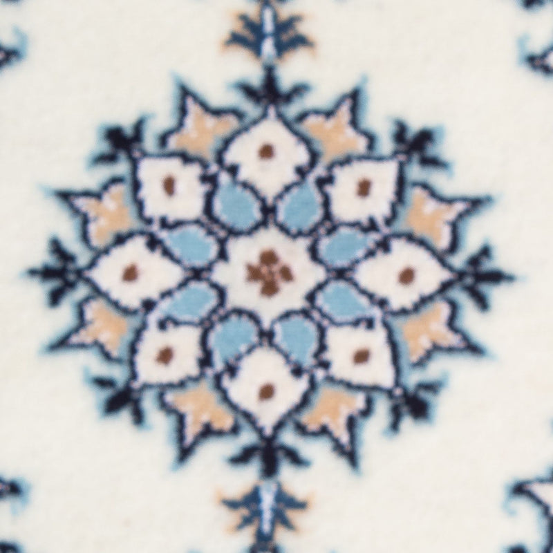 Alfombra persa - Nain - 60 x 40 cm - azul claro