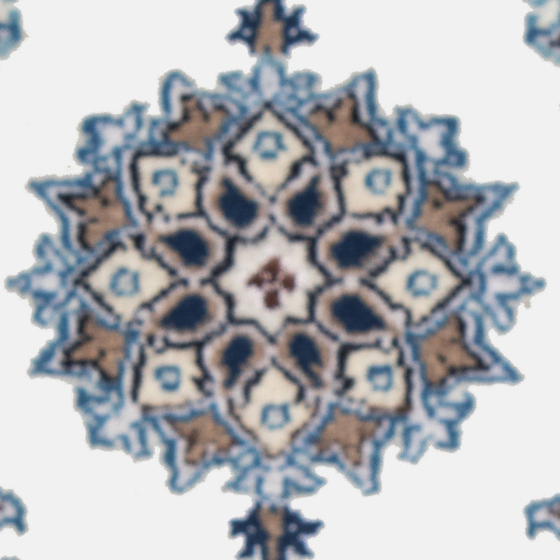 Alfombra persa - Nain - 60 x 40 cm - azul claro