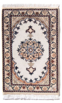 Alfombra persa - Nain - 60 x 40 cm - crema