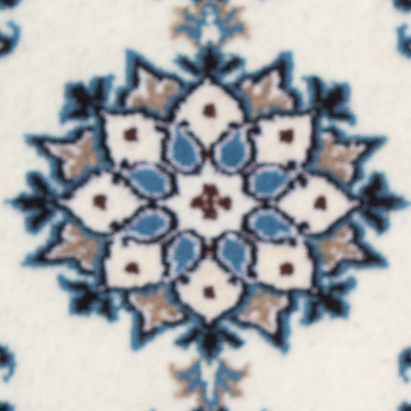 Alfombra persa - Nain - 60 x 40 cm - azul claro
