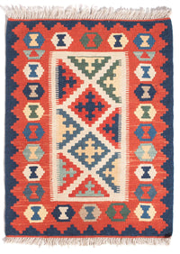 Alfombra Kelim - Oriental - 94 x 70 cm - multicolor