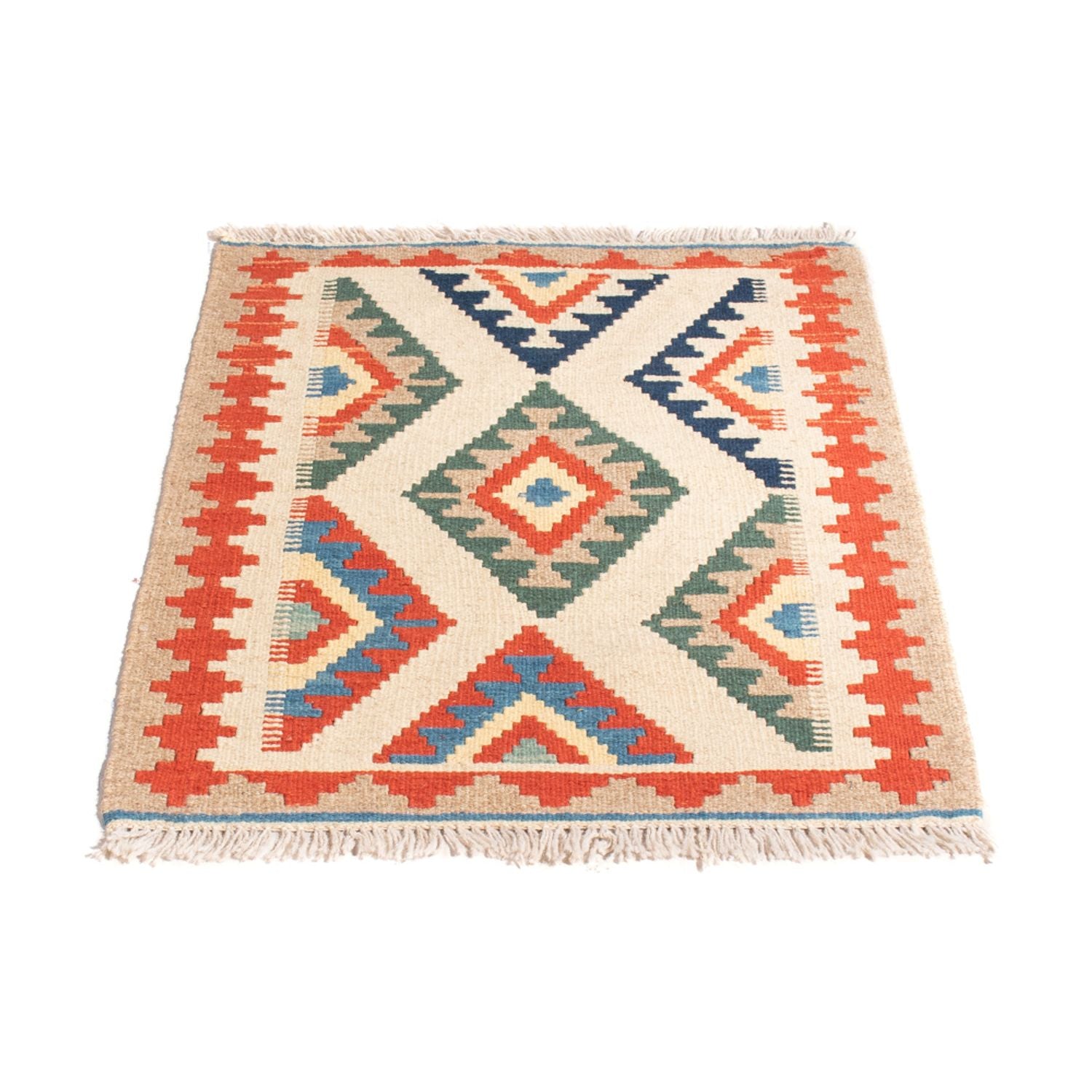 Alfombra Kelim - Oriental - 95 x 62 cm - multicolor