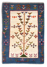 Alfombra Gabbeh - Persa - 92 x 63 cm - multicolor