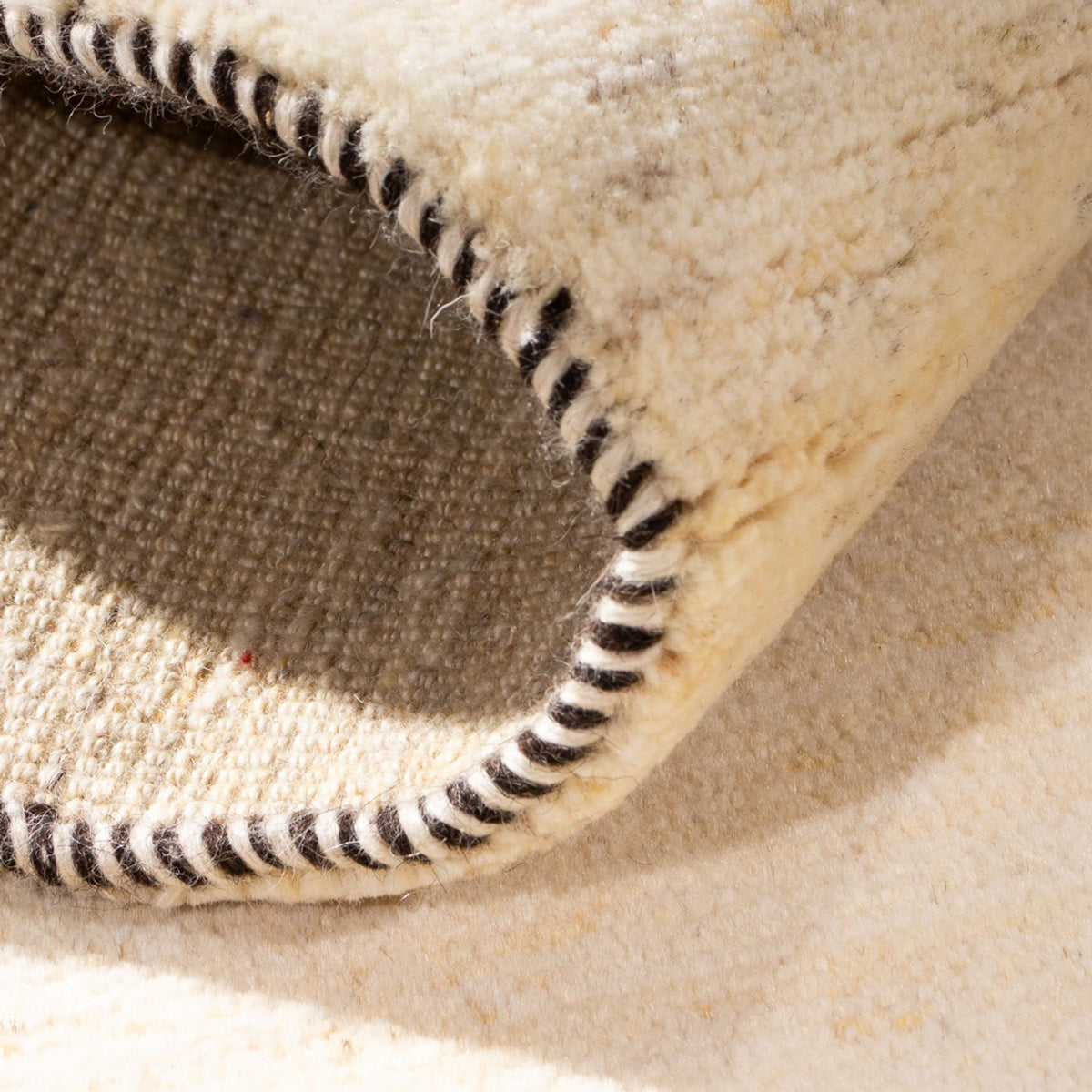 Alfombra Gabbeh - Persa - 137 x 72 cm - crema