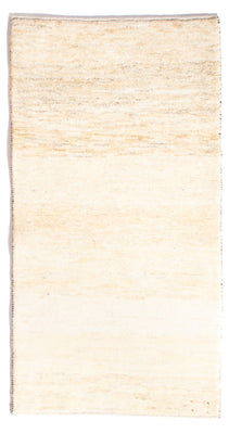 Alfombra Gabbeh - Persa - 136 x 72 cm - beige claro