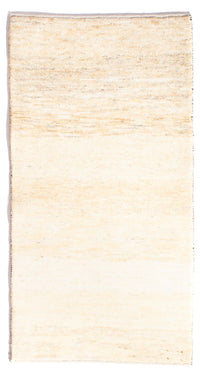 Alfombra Gabbeh - Persa - 136 x 72 cm - beige claro