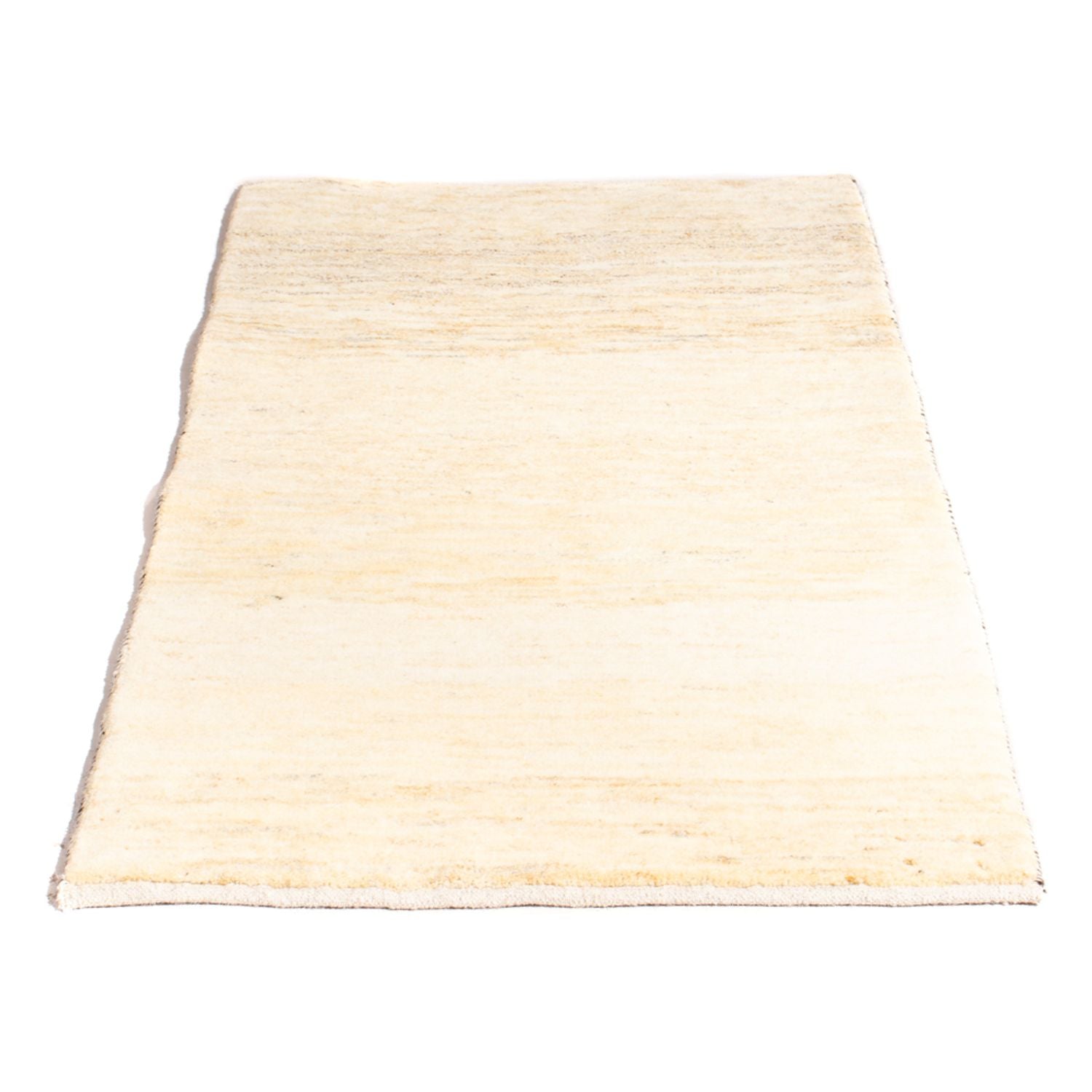 Alfombra Gabbeh - Persa - 136 x 72 cm - beige claro