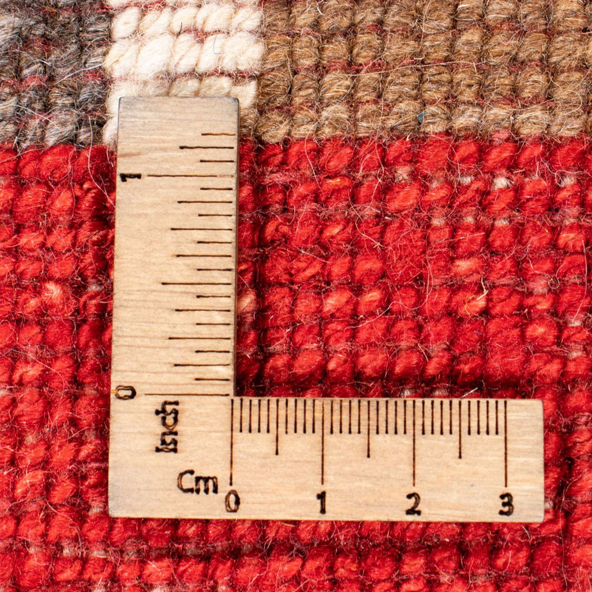 Alfombra Gabbeh - Persa - 191 x 147 cm - rojo