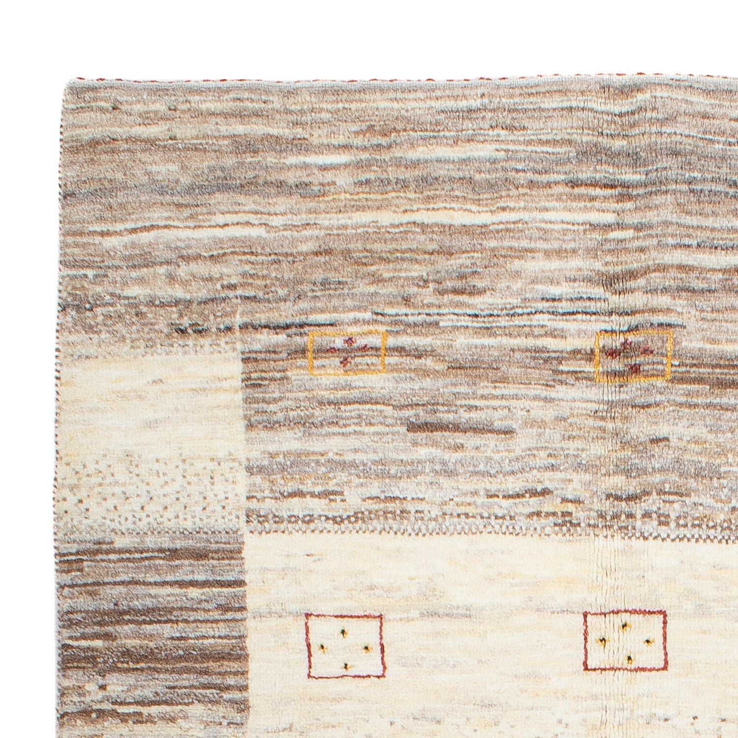 Alfombra Gabbeh - Loribaft Persa - 192 x 109 cm - natural