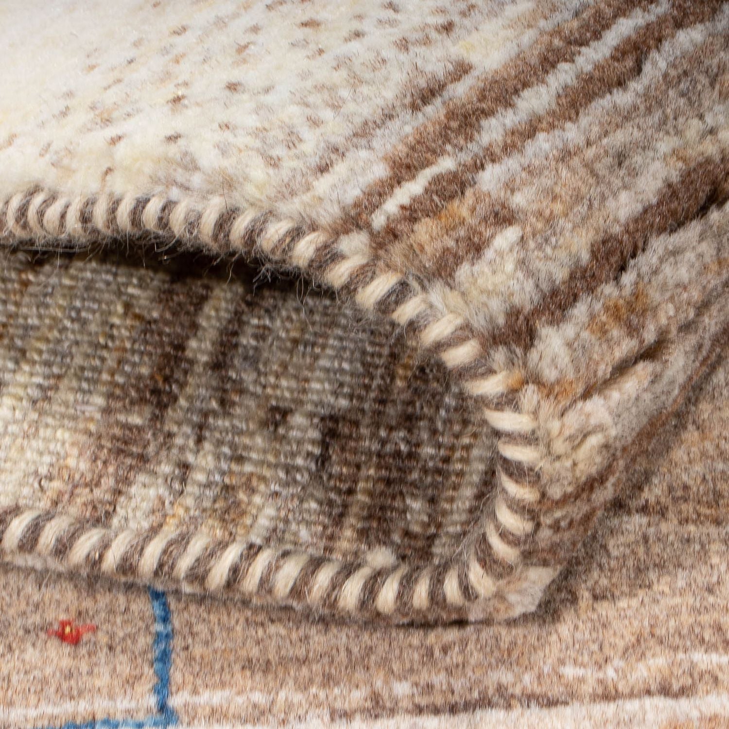 Alfombra Gabbeh - Loribaft Persa - 192 x 109 cm - natural