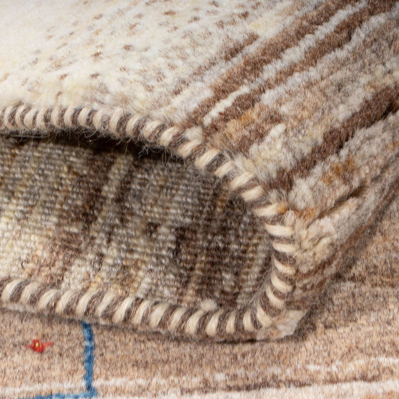 Alfombra Gabbeh - Loribaft Persa - 192 x 109 cm - natural
