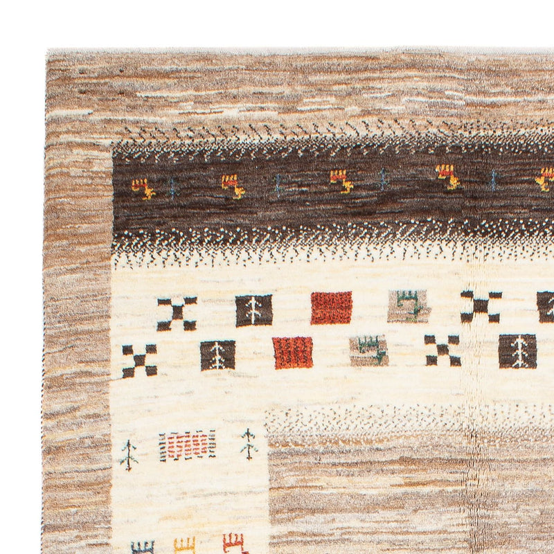 Alfombra Gabbeh - Loribaft Persa - 186 x 117 cm - natural