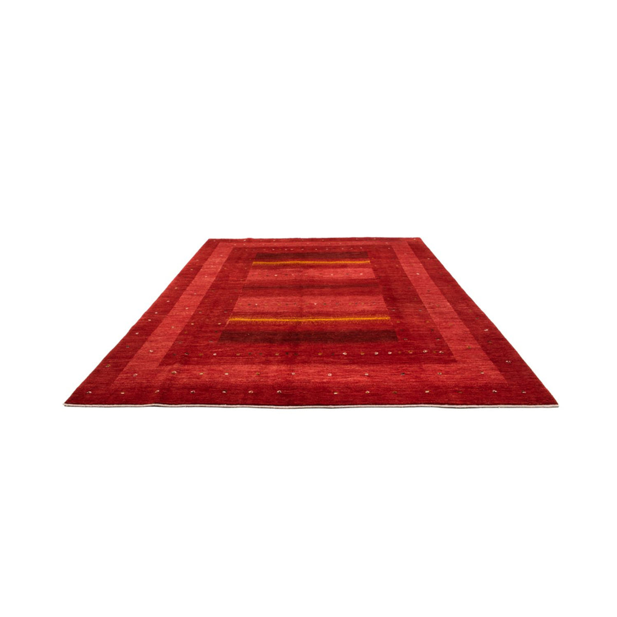 Alfombra Gabbeh - Loribaft Persa - 347 x 257 cm - rojo