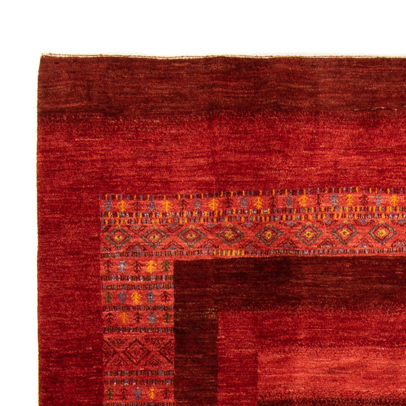 Alfombra Gabbeh - Loribaft Persa - 297 x 205 cm - rojo