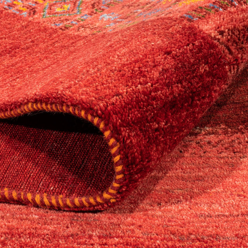 Alfombra Gabbeh - Loribaft Persa - 297 x 205 cm - rojo