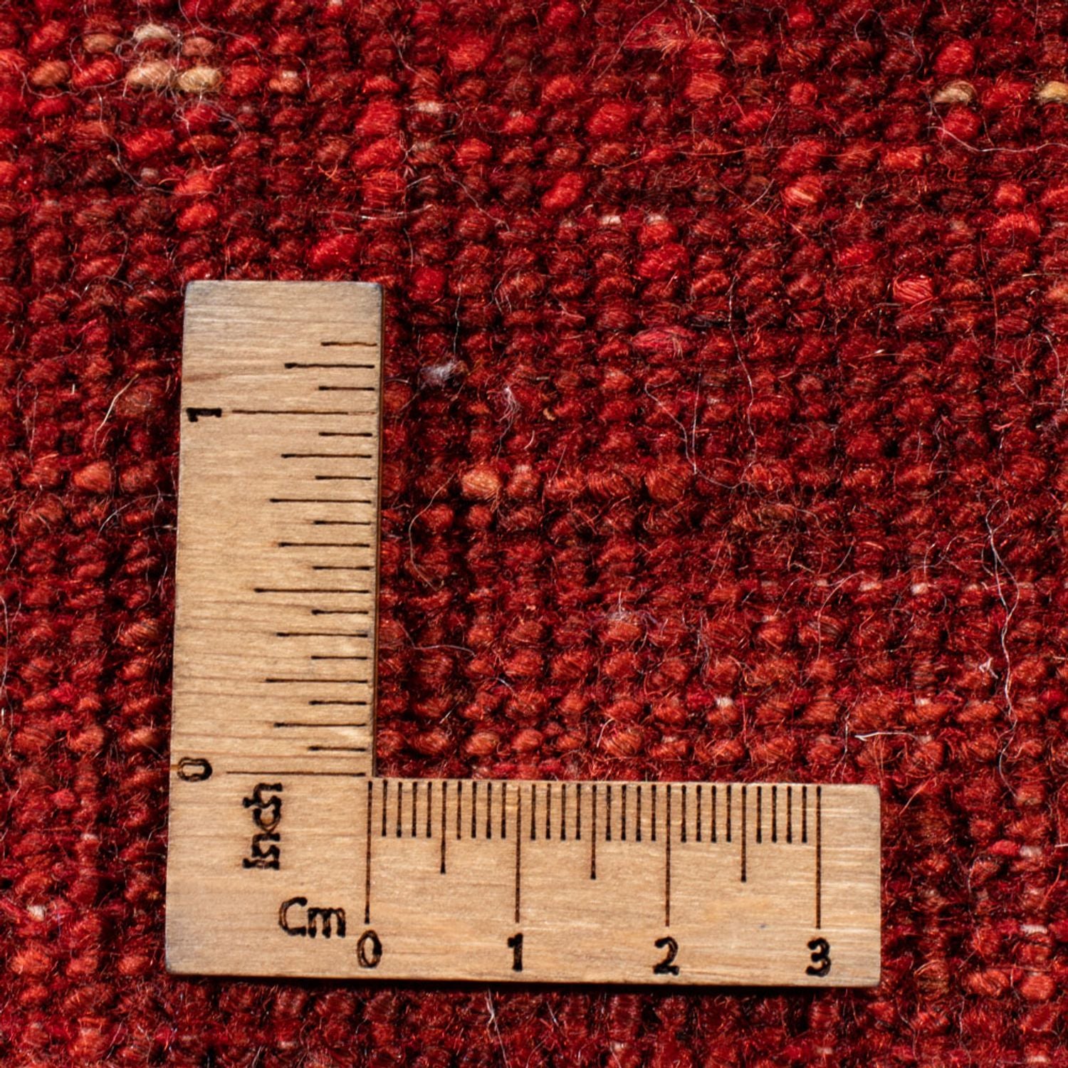 Alfombra Gabbeh - Loribaft Persa - 297 x 205 cm - rojo