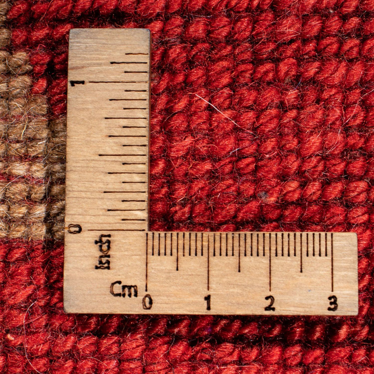 Alfombra de pasillo Alfombra Gabbeh - Persa - 205 x 74 cm - rojo