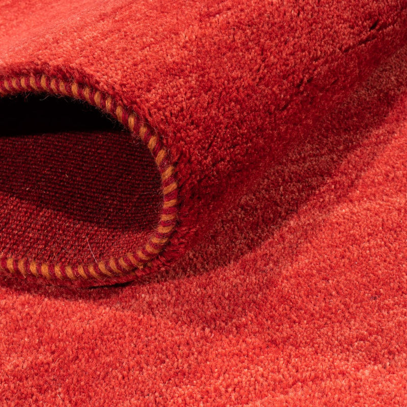 Alfombra de pasillo Alfombra Gabbeh - Persa - 296 x 85 cm - rojo