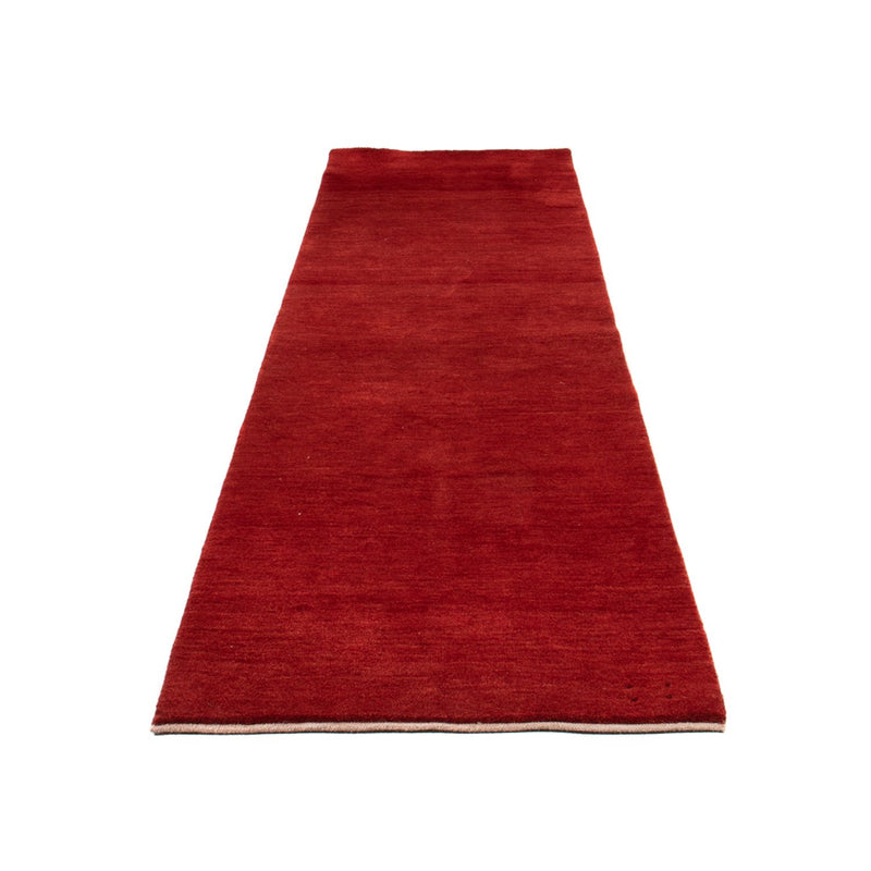 Alfombra de pasillo Alfombra Gabbeh - Persa - 296 x 85 cm - rojo
