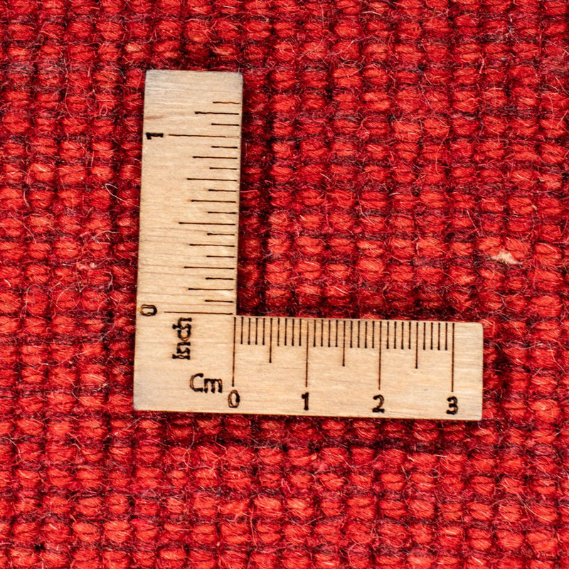 Alfombra de pasillo Alfombra Gabbeh - Persa - 296 x 85 cm - rojo