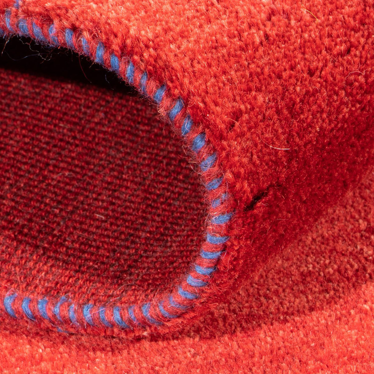 Alfombra de pasillo Alfombra Gabbeh - Persa - 200 x 80 cm - rojo