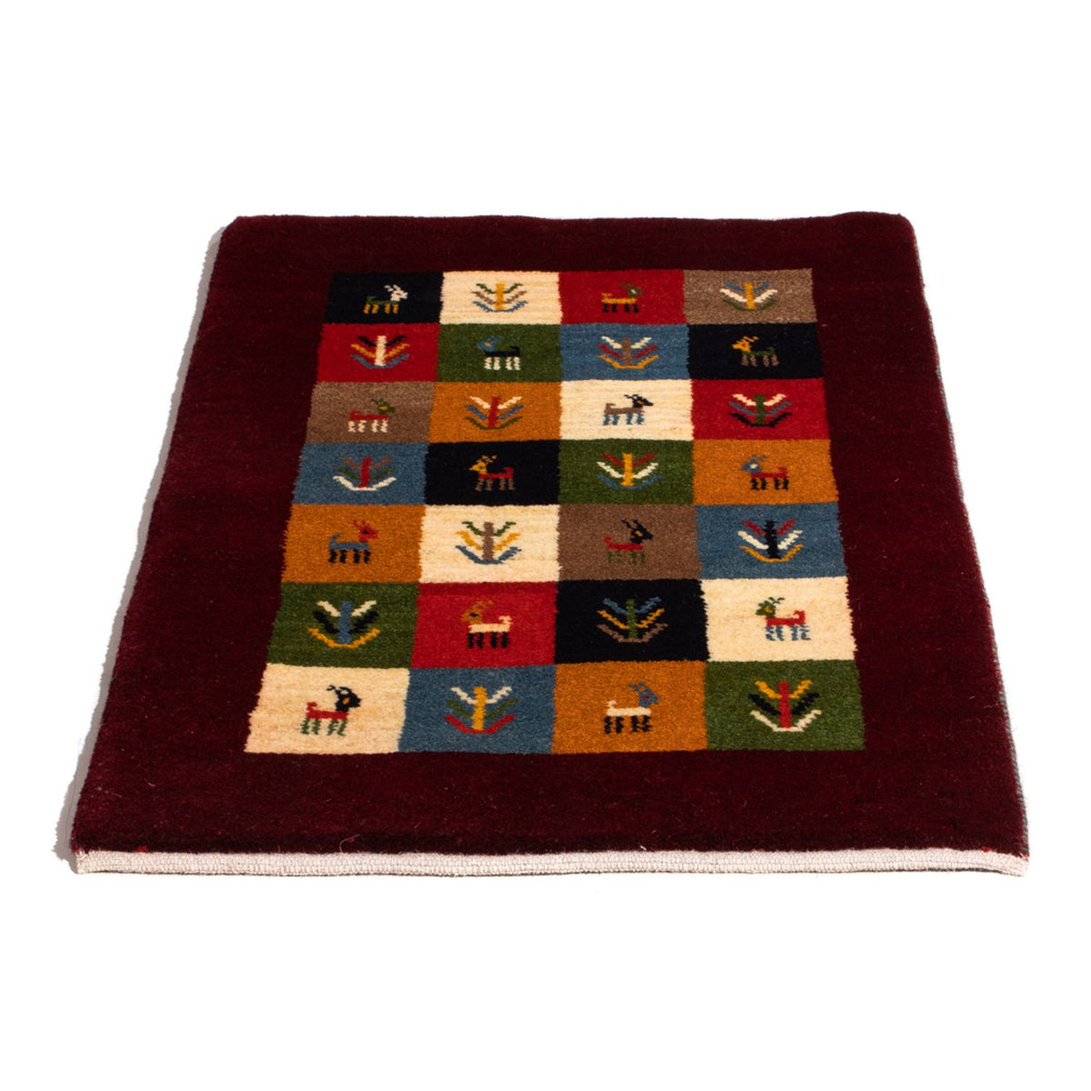 Alfombra Gabbeh - Persa - 88 x 61 cm - multicolor