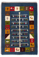 Gabbeh persa Alfombra 90x62cm - Perserteppich Wollteppich