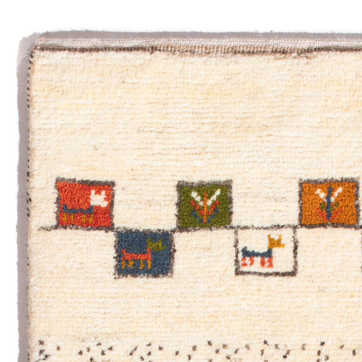 Alfombra Gabbeh - Persa - 92 x 63 cm - multicolor