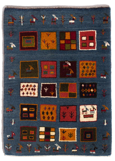 Gabbeh persa Alfombra 65x90cm - Perserteppich Wollteppich