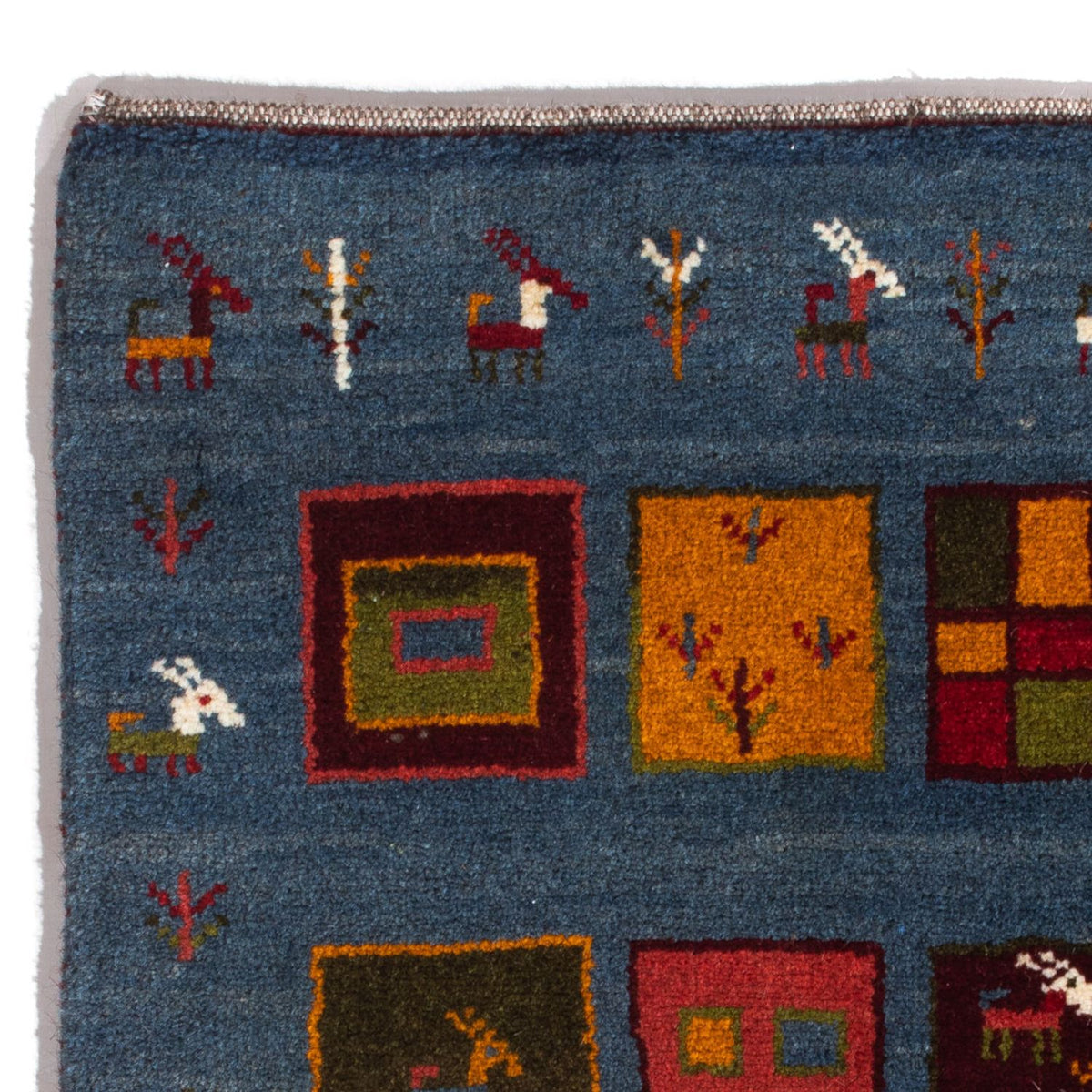 Gabbeh persa Alfombra 65x90cm - Perserteppich Wollteppich